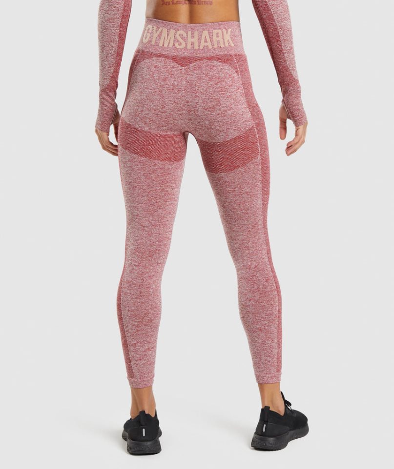 Gymshark Flex High Waisted Leggings Damen Rosa | AT-80-VIKF