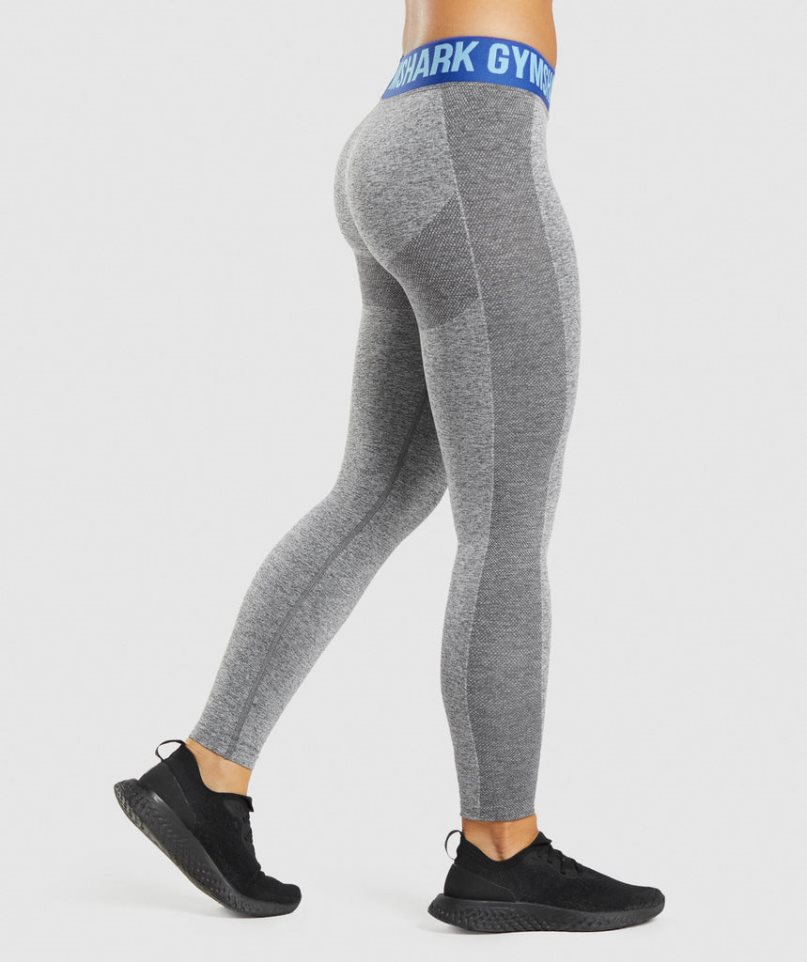 Gymshark Flex Low Rise Leggings Damen Grau | AT-61-SRFI