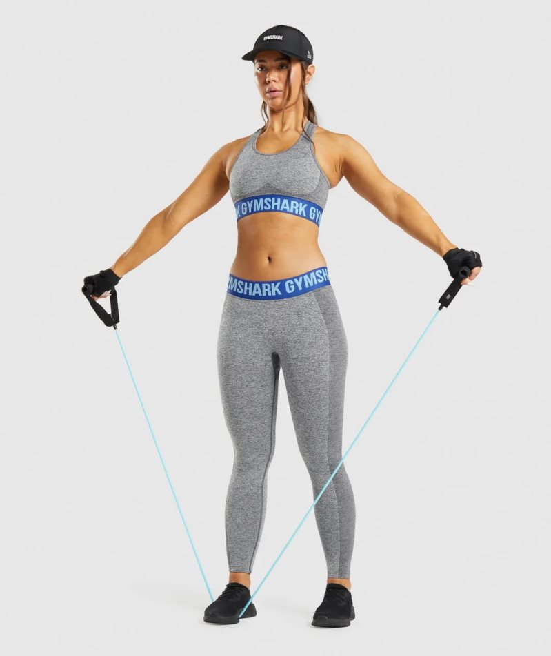 Gymshark Flex Low Rise Leggings Damen Grau | AT-61-SRFI