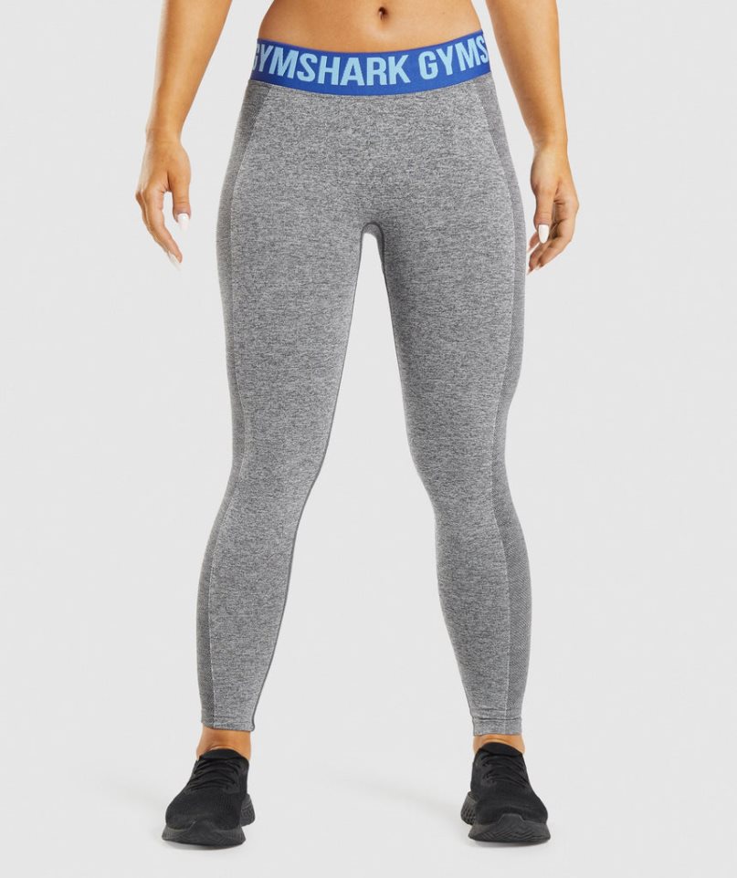 Gymshark Flex Low Rise Leggings Damen Grau | AT-61-SRFI