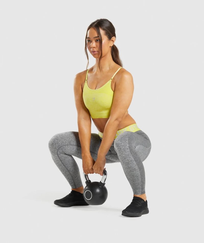 Gymshark Flex Low Rise Leggings Damen Grau | AT-92-JSWM