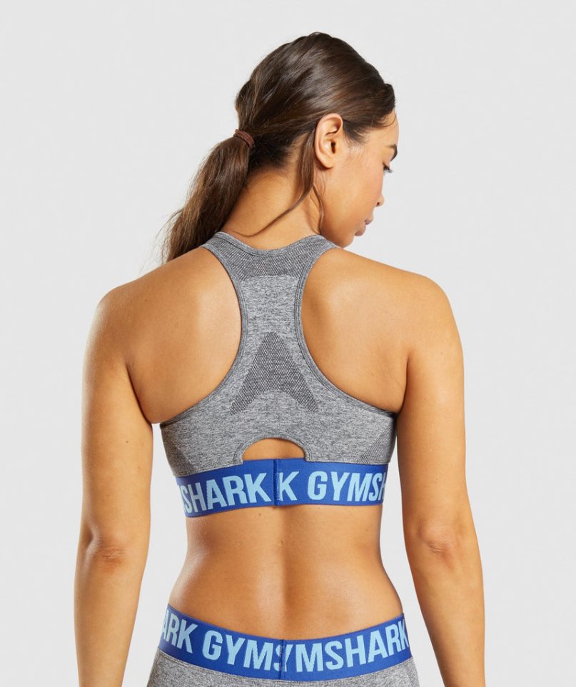 Gymshark Flex Sport Bh Damen Grau | AT-41-RBSA