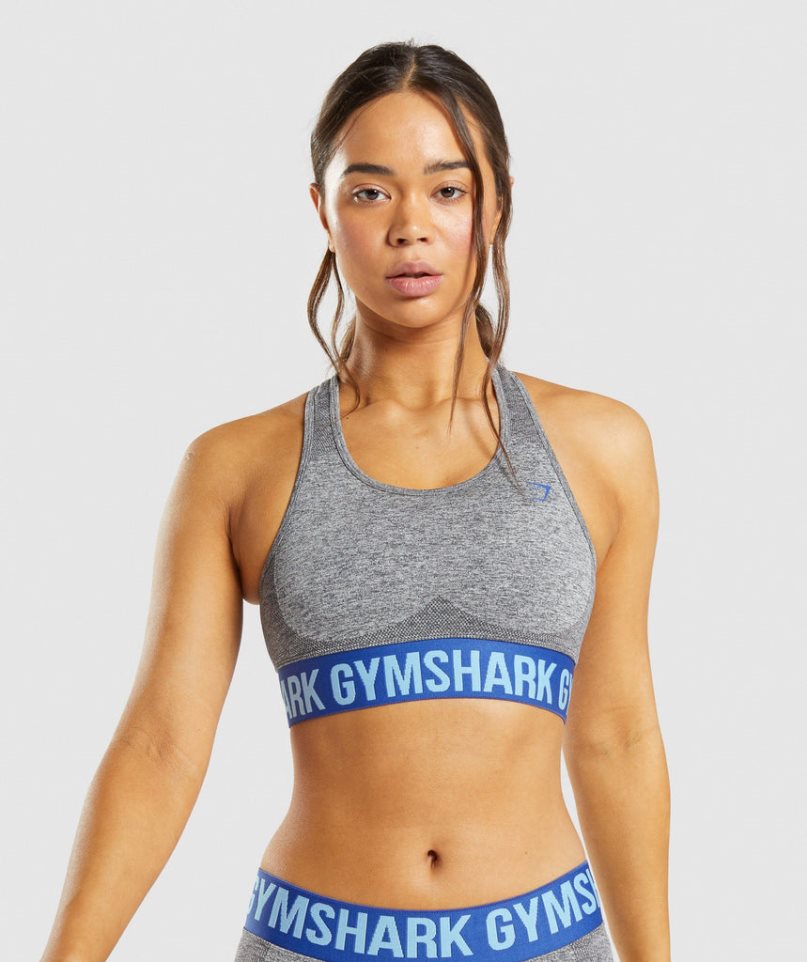 Gymshark Flex Sport Bh Damen Grau | AT-41-RBSA