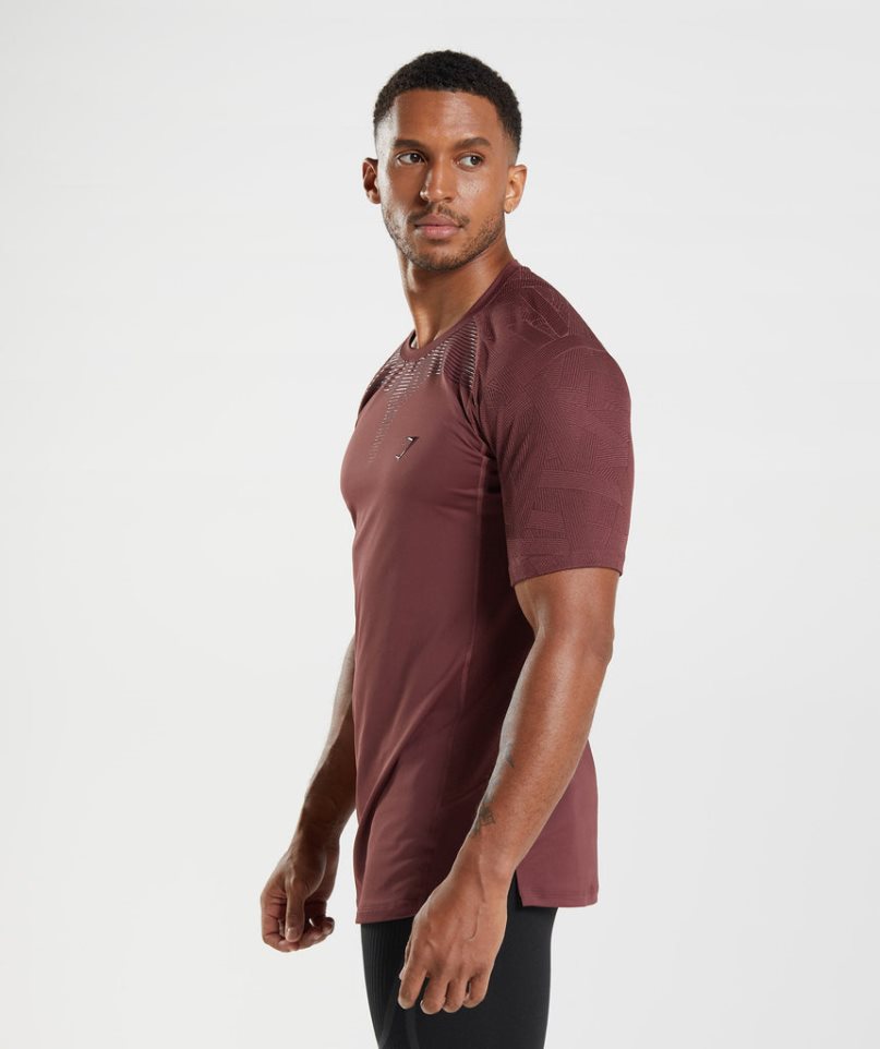 Gymshark Form T-shirts Herren Braun | AT-45-KTSQ