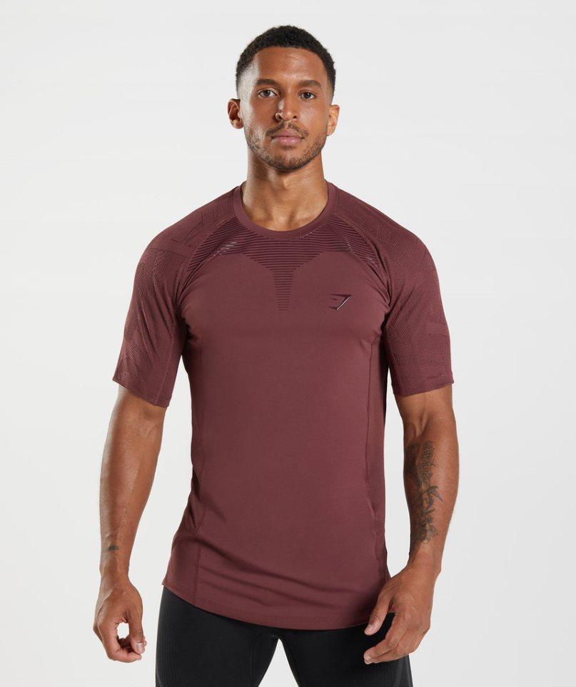 Gymshark Form T-shirts Herren Braun | AT-45-KTSQ