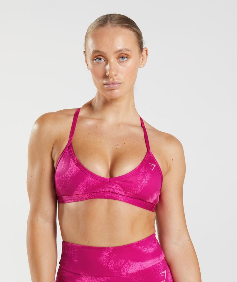 Gymshark GS Power Minimal Sport Bh Damen Rosa | AT-47-BTAN