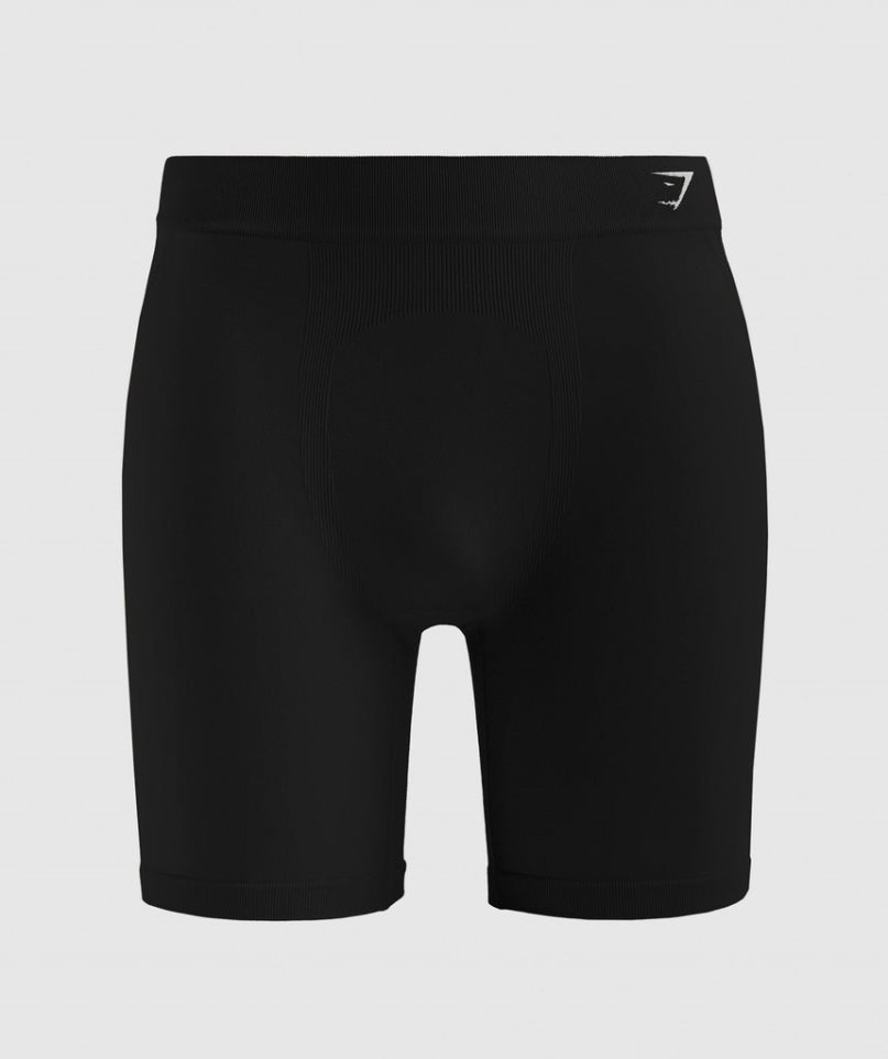 Gymshark Hybrid Boxer Unterwäsche Herren Schwarz | AT-82-QTDU