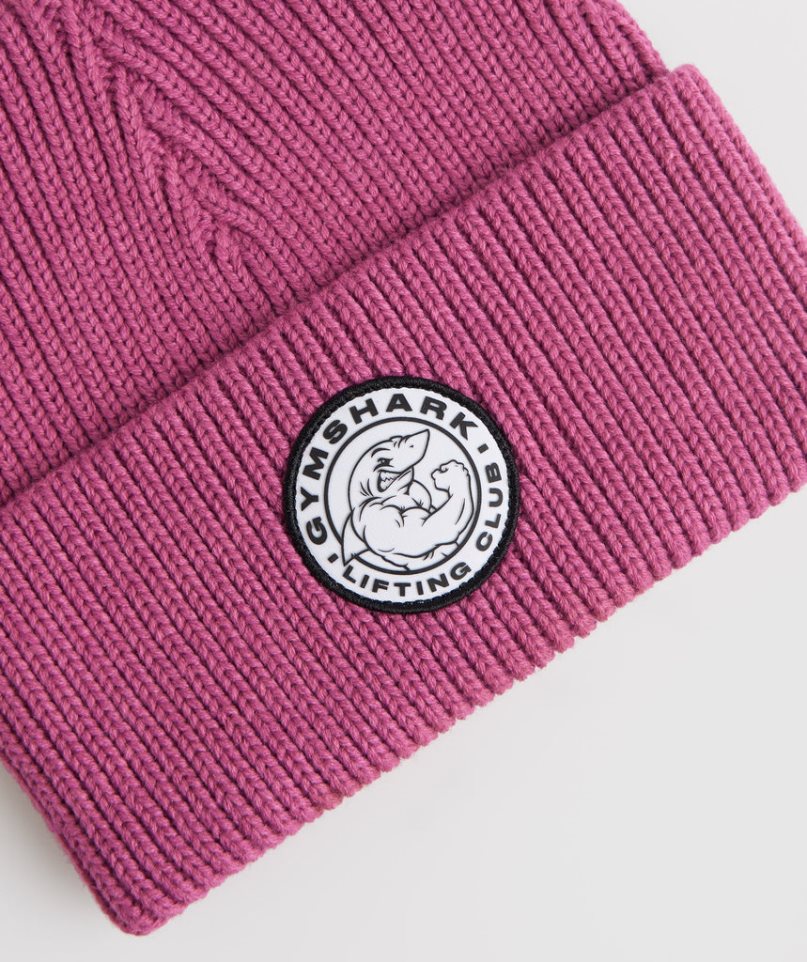 Gymshark Legacy Deep Cuff Mütze Rosa | AT-86-VYLS