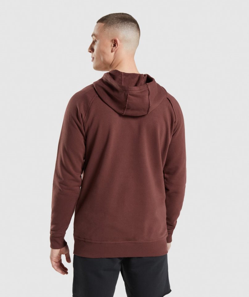 Gymshark Legacy Hoodie Herren Braun | AT-51-LFXU