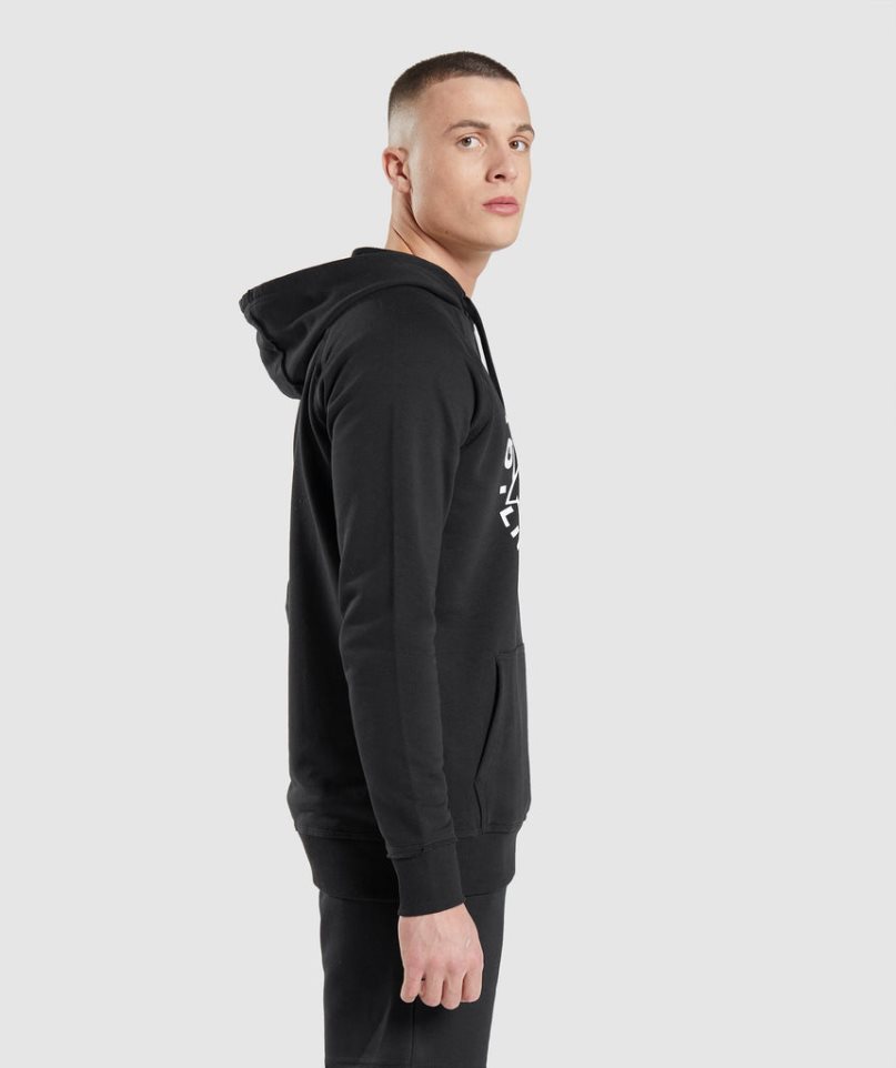 Gymshark Legacy Hoodie Herren Schwarz | AT-62-CBQP