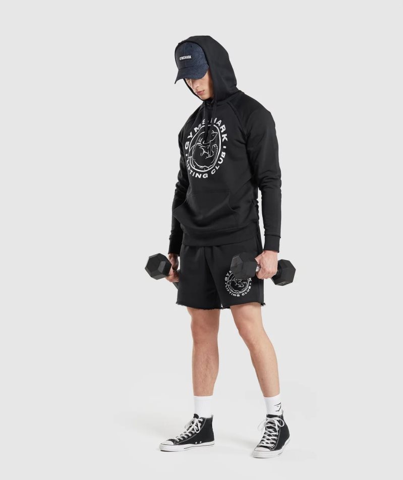 Gymshark Legacy Hoodie Herren Schwarz | AT-62-CBQP