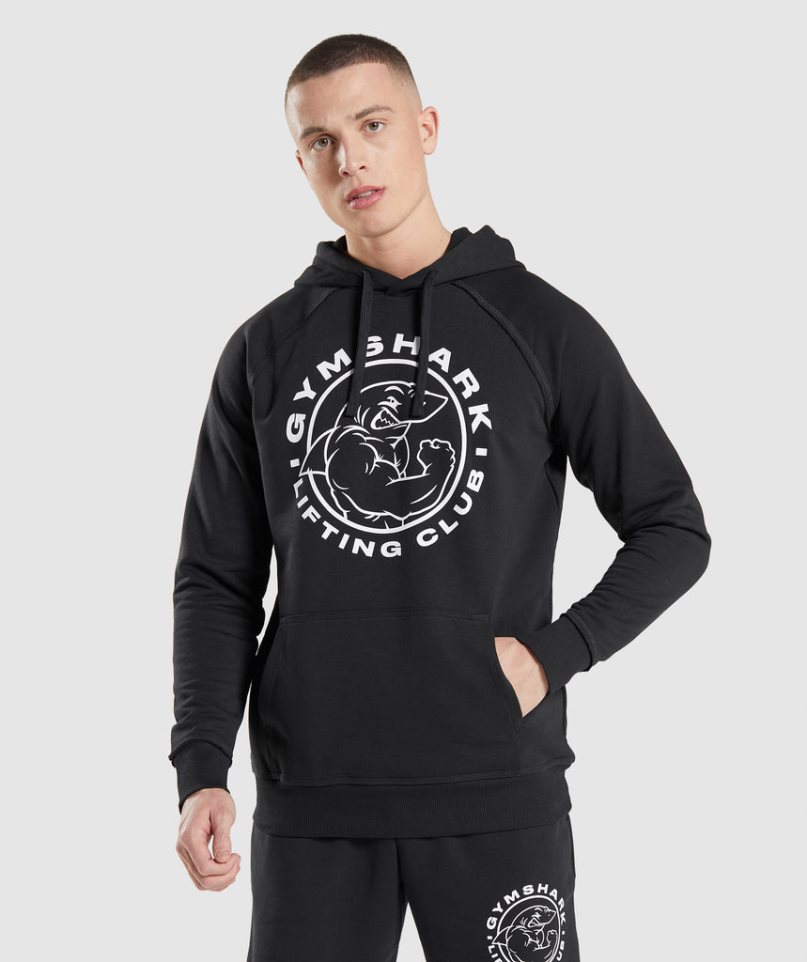 Gymshark Legacy Hoodie Herren Schwarz | AT-62-CBQP