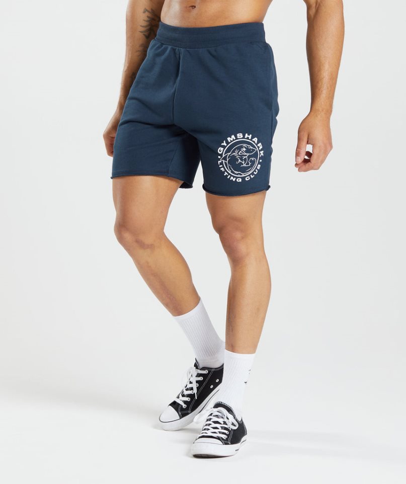 Gymshark Legacy Kurze Hose Herren Navy | AT-89-PWOE