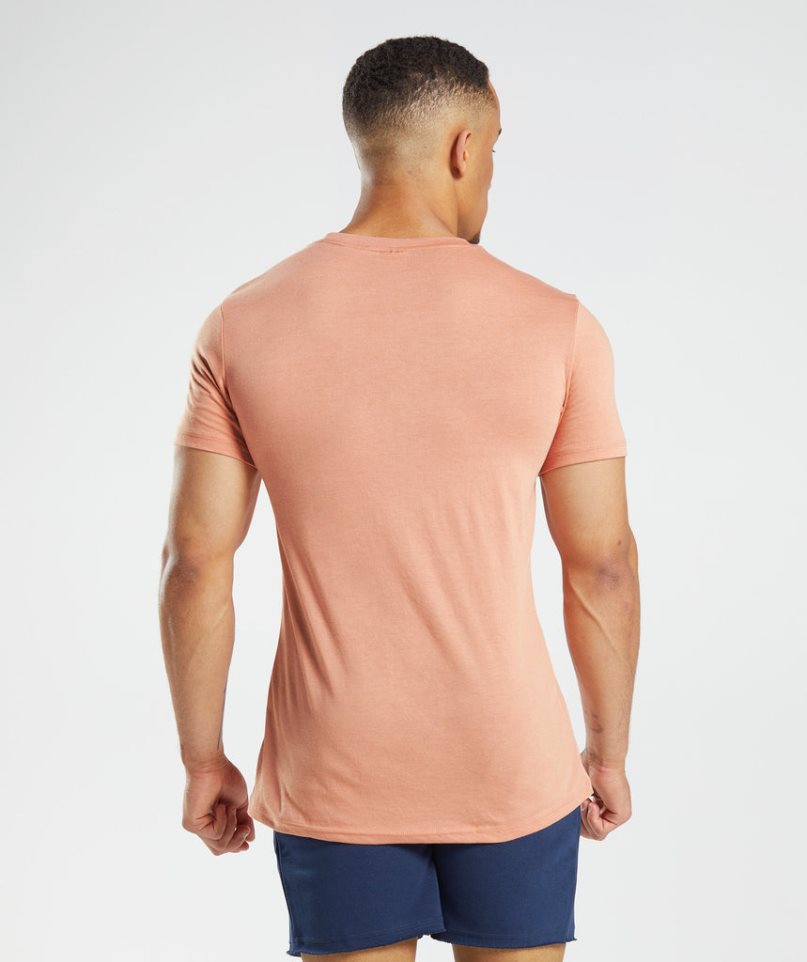 Gymshark Legacy T-shirts Herren Orange | AT-60-NXTC