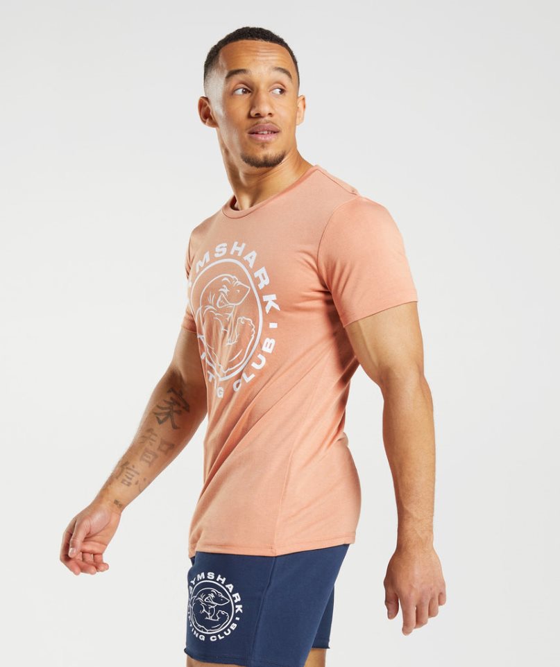 Gymshark Legacy T-shirts Herren Orange | AT-60-NXTC