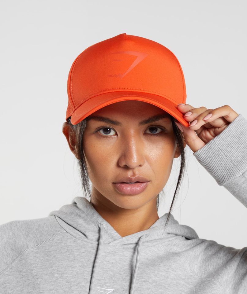 Gymshark Mesh Trucker Kappen Orange | AT-83-PUVZ