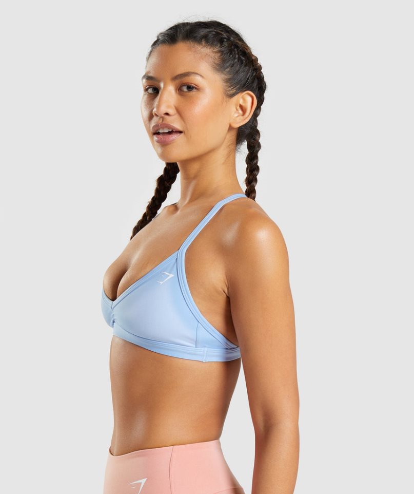 Gymshark Minimal Sport Bh Damen Blau | AT-18-MKIJ