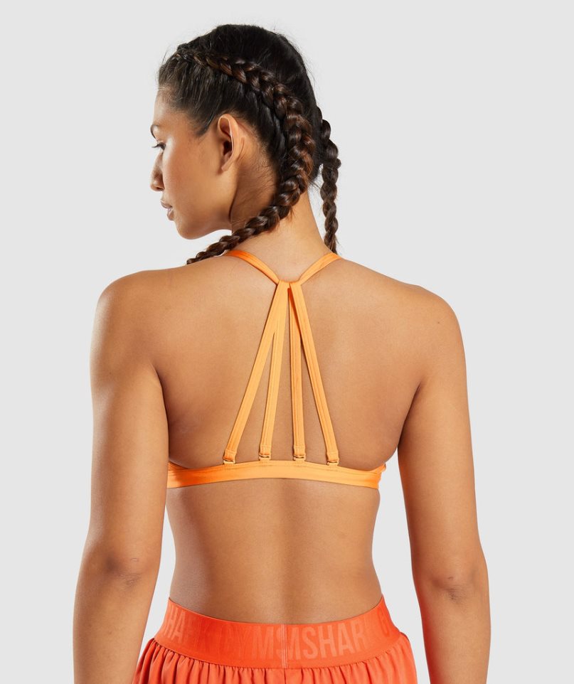 Gymshark Minimal Sport Bh Damen Orange | AT-85-GTYW