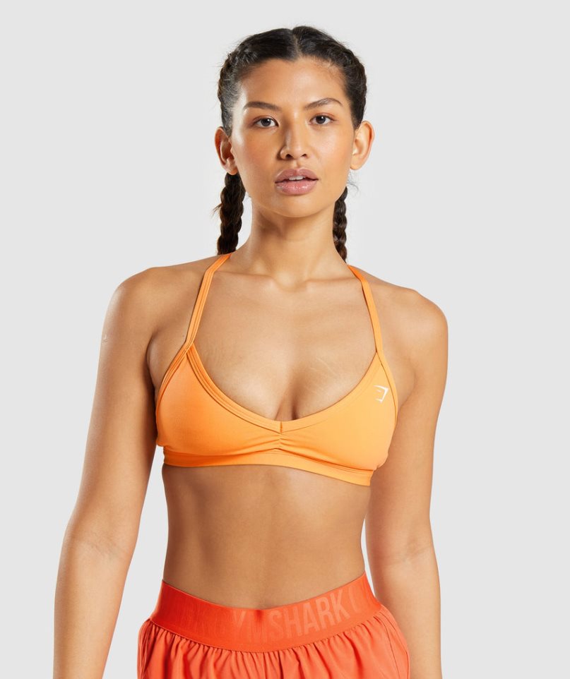 Gymshark Minimal Sport Bh Damen Orange | AT-85-GTYW