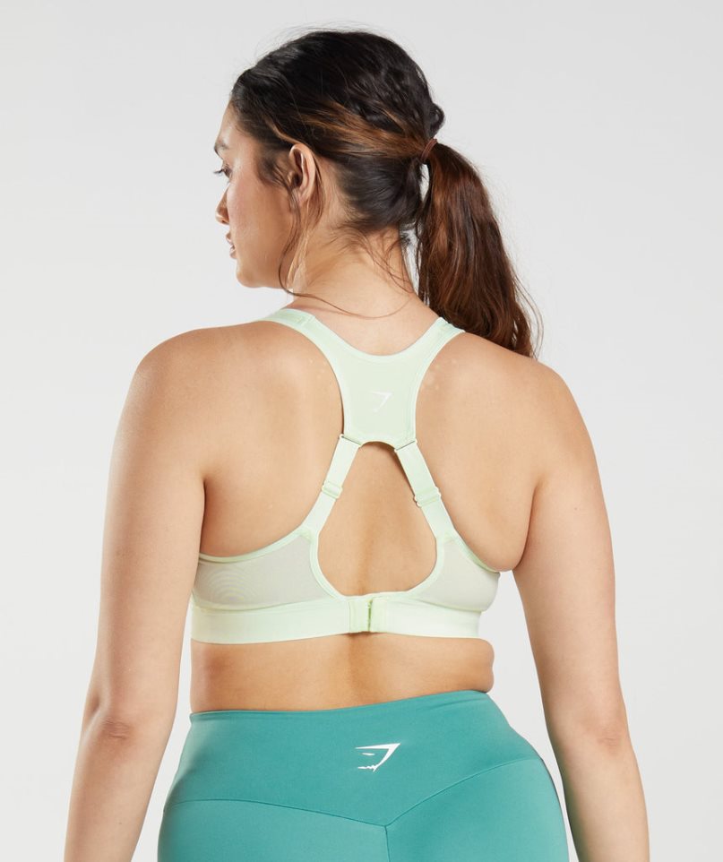 Gymshark Open Back Sport Bh Damen Mintfarben | AT-57-EDUH