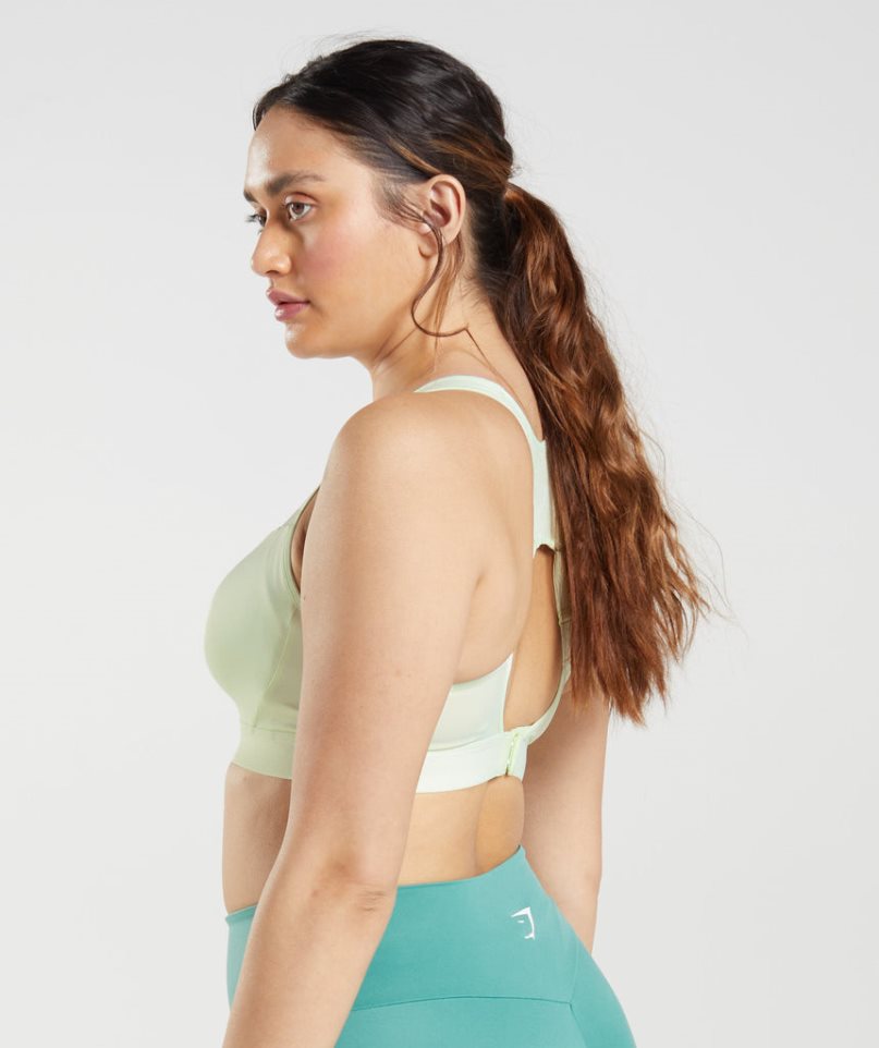 Gymshark Open Back Sport Bh Damen Mintfarben | AT-57-EDUH