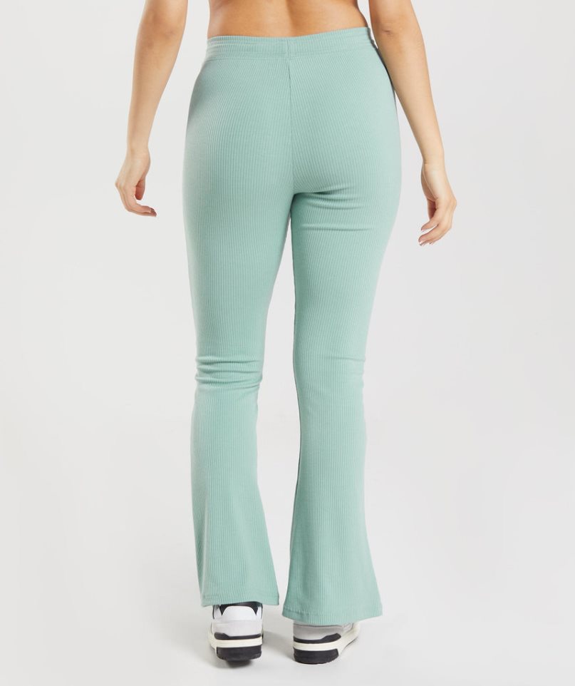 Gymshark Pause Flared Leggings Damen Hellgrün | AT-62-QIJT