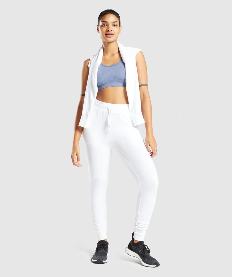 Gymshark Pippa Sport Jogginghose Damen Weiß | AT-92-YRVW