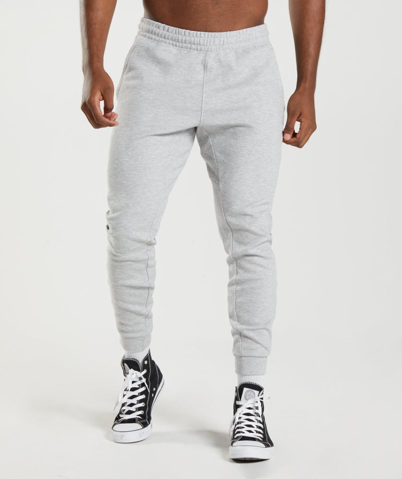 Gymshark React Jogginghose Herren Hellgrau | AT-45-ZOLC