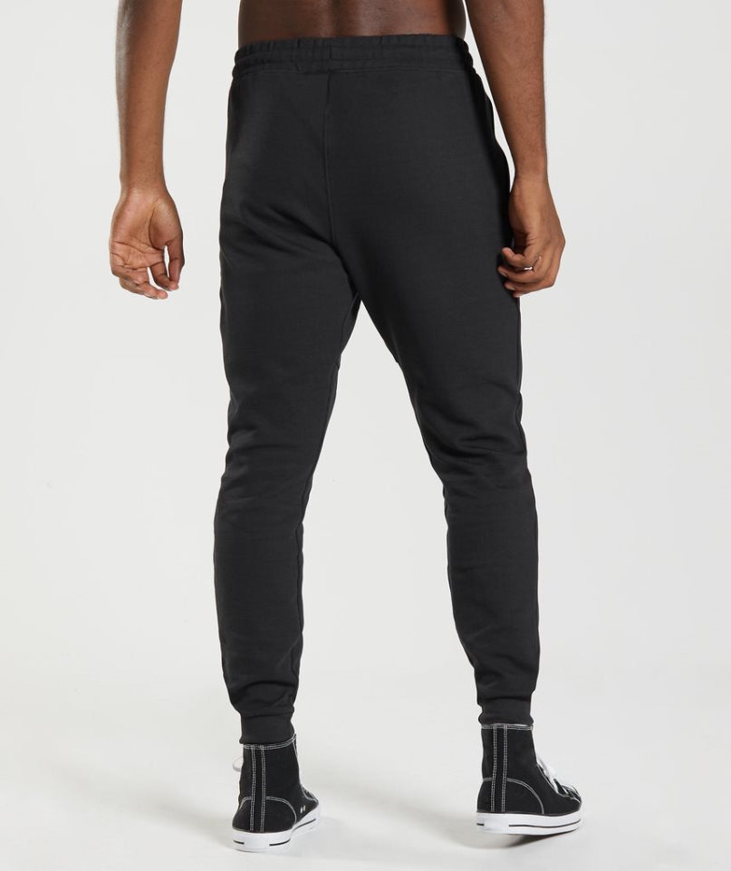 Gymshark React Jogginghose Herren Schwarz | AT-91-FLAP