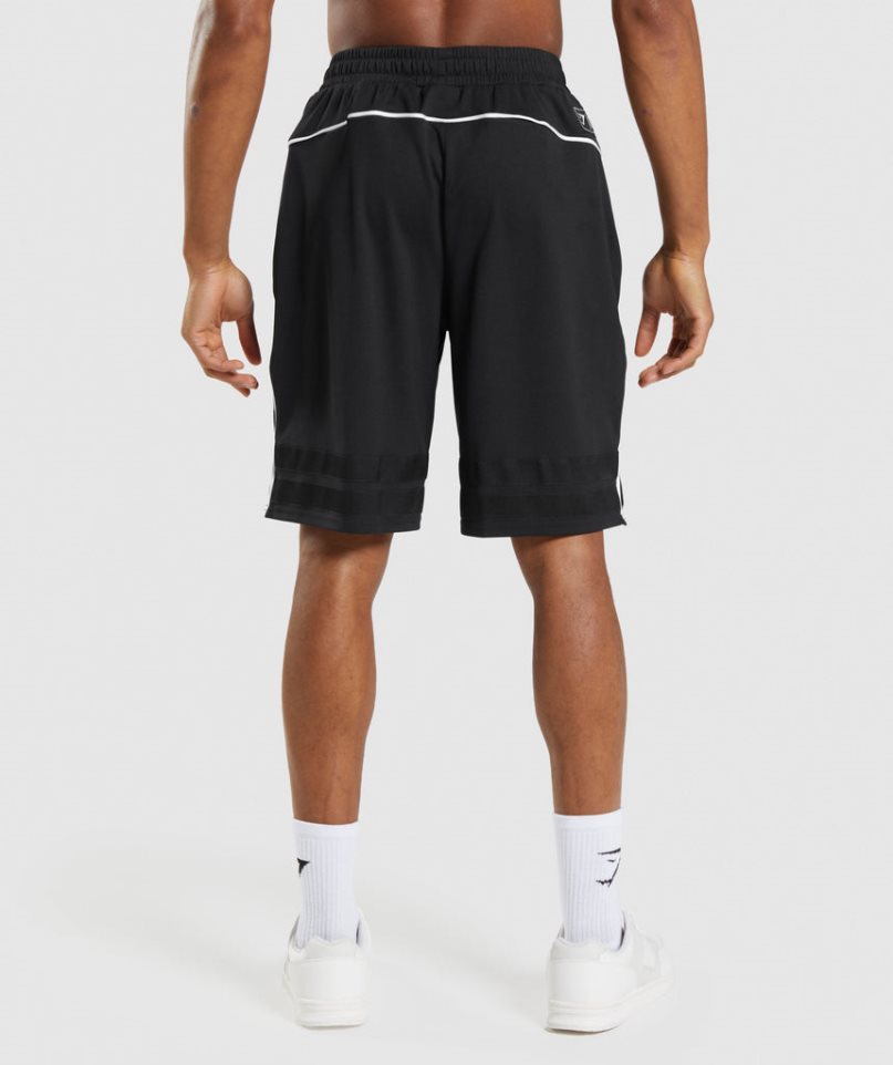 Gymshark Recess Basketball Kurze Hose Herren Schwarz | AT-41-GJAC