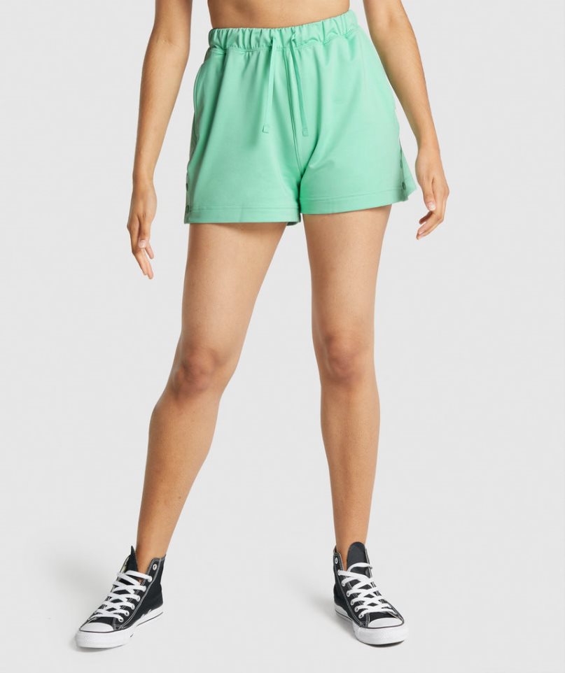 Gymshark Recess Kurze Hose Damen Hellgrün | AT-10-KSPX