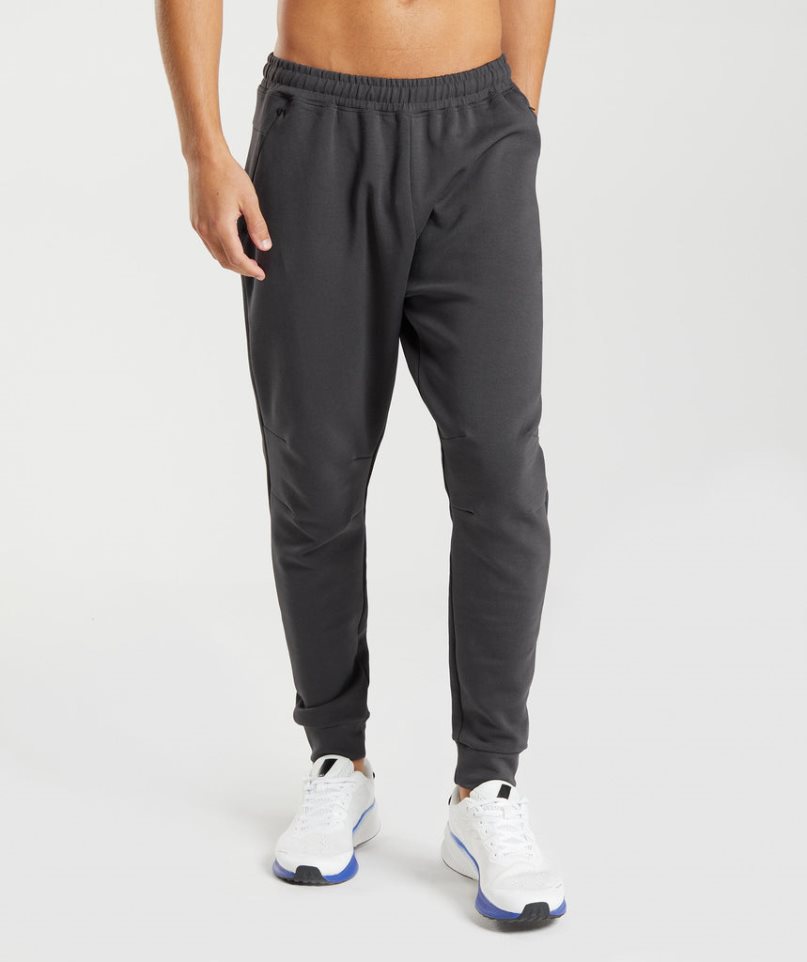 Gymshark Rest Day Knit Jogginghose Herren Schwarz | AT-65-TBHR