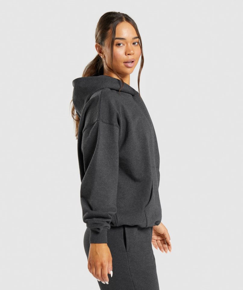 Gymshark Rest Day Sweats Hoodie Damen Schwarz | AT-17-YGHX