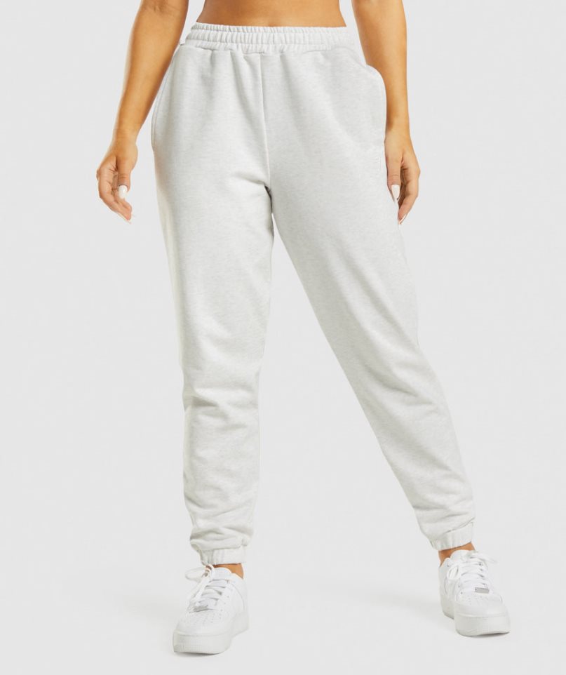 Gymshark Rest Day Sweats Jogginghose Damen Weiß | AT-02-YLWP