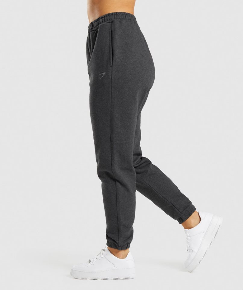 Gymshark Rest Day Sweats Jogginghose Damen Schwarz | AT-04-EYTN