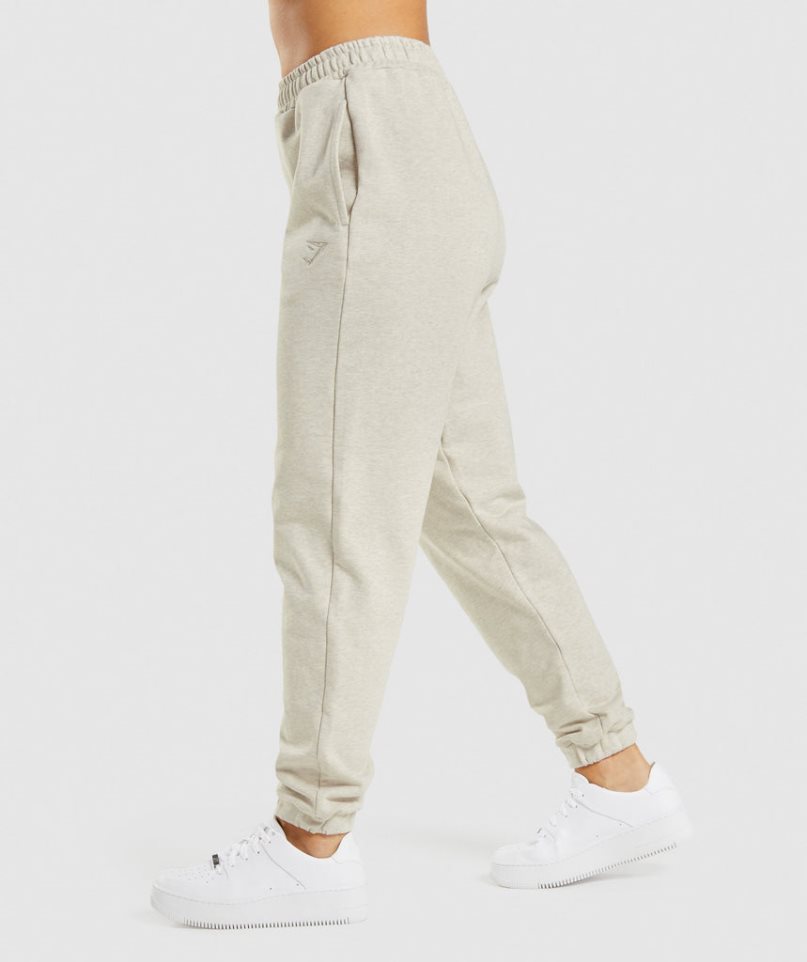 Gymshark Rest Day Sweats Jogginghose Damen Beige | AT-05-ZIFY