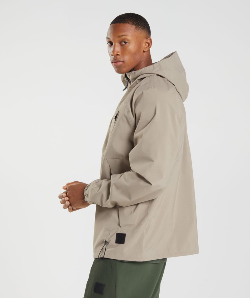 Gymshark Retake Jacke Herren Beige | AT-78-CEFU