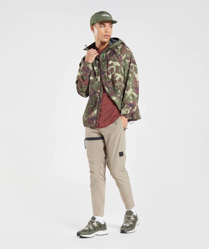 Gymshark Retake Jacke Herren Camouflage | AT-32-GZTX