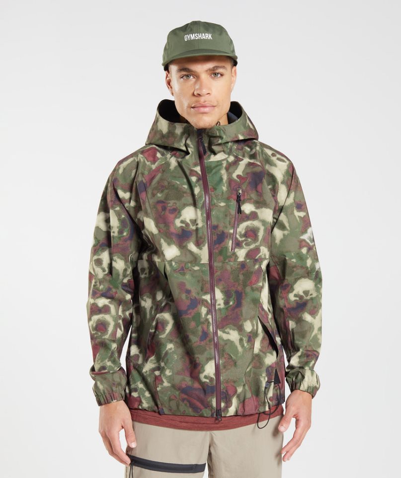 Gymshark Retake Jacke Herren Camouflage | AT-32-GZTX