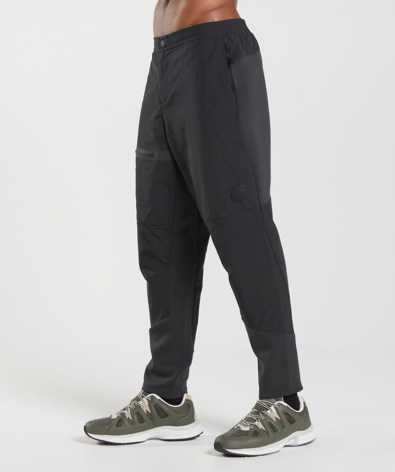 Gymshark Retake Woven Jogginghose Herren Schwarz | AT-75-AHIK