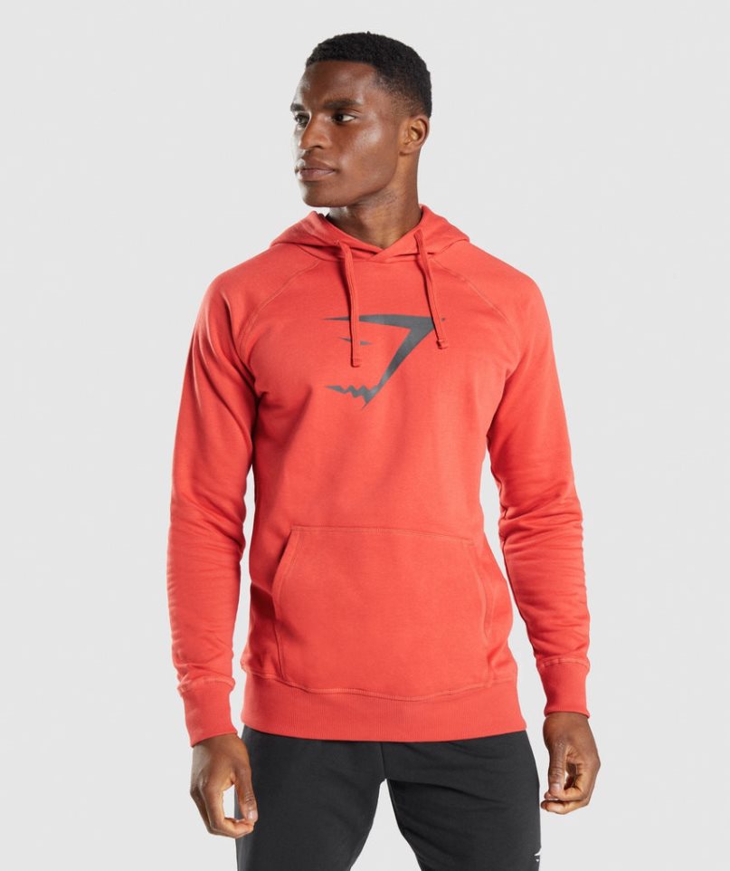 Gymshark Sharkhead Infill Hoodie Herren Orange | AT-51-PCTK