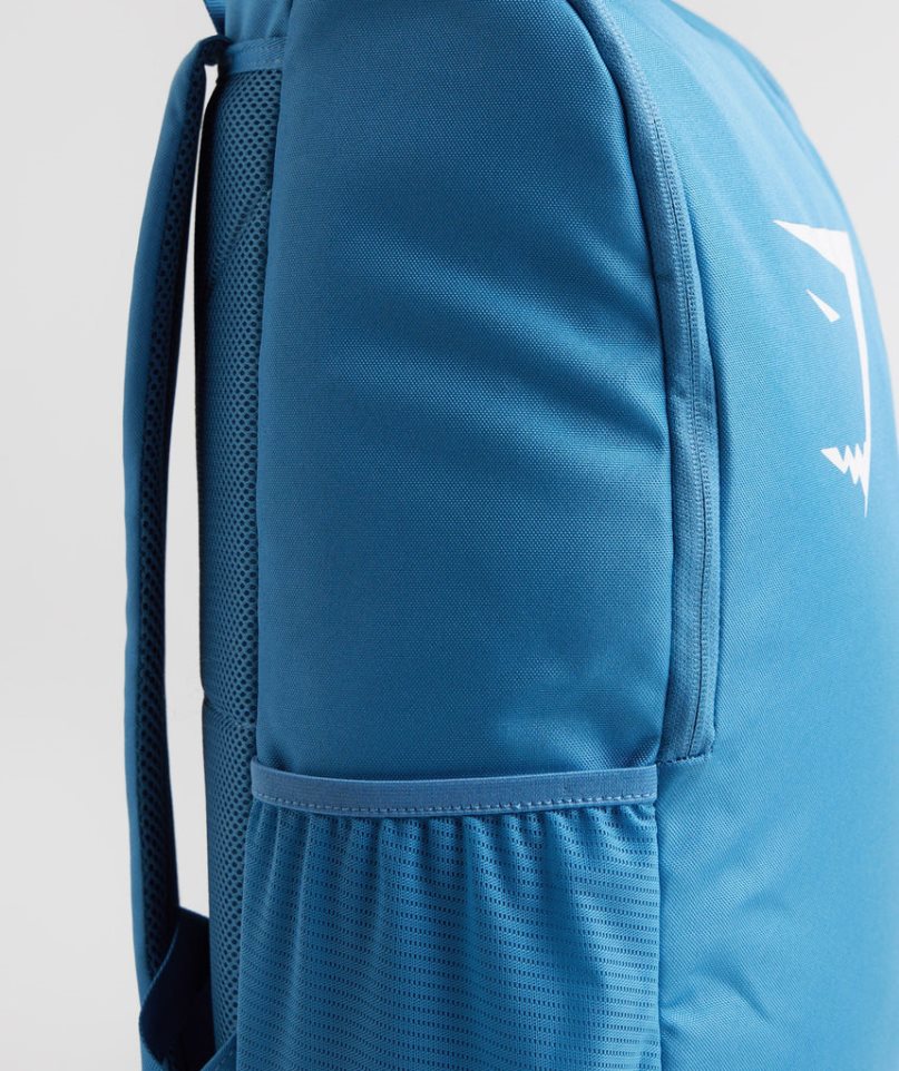 Gymshark Sharkhead Rucksäcke Blau | AT-28-JFSP