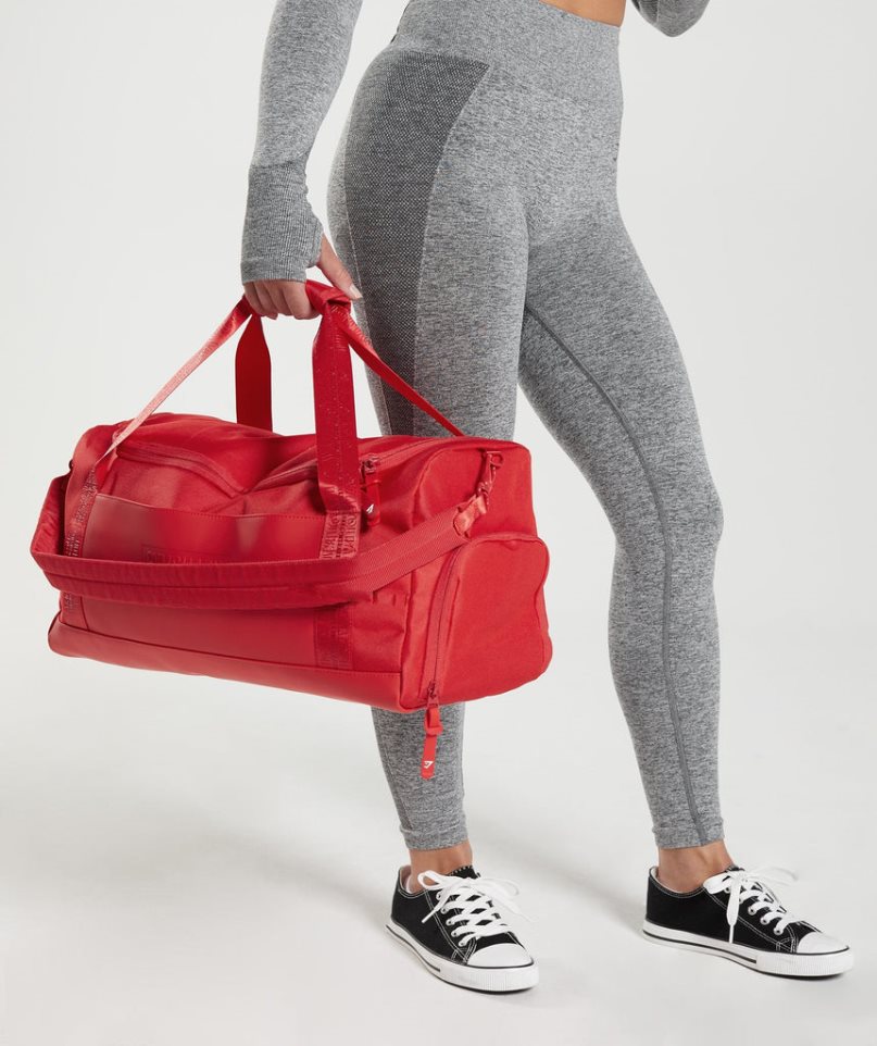 Gymshark Small Everyday Gym Sporttaschen Rot | AT-17-APUO