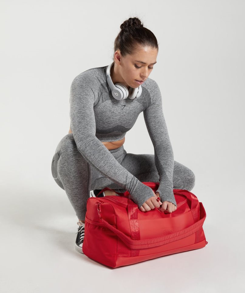 Gymshark Small Everyday Gym Sporttaschen Rot | AT-17-APUO