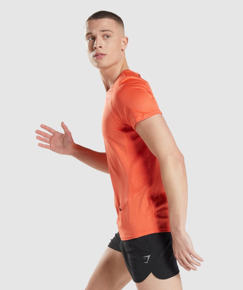 Gymshark Speed Evolve T-shirts Herren Orange | AT-74-NXHE