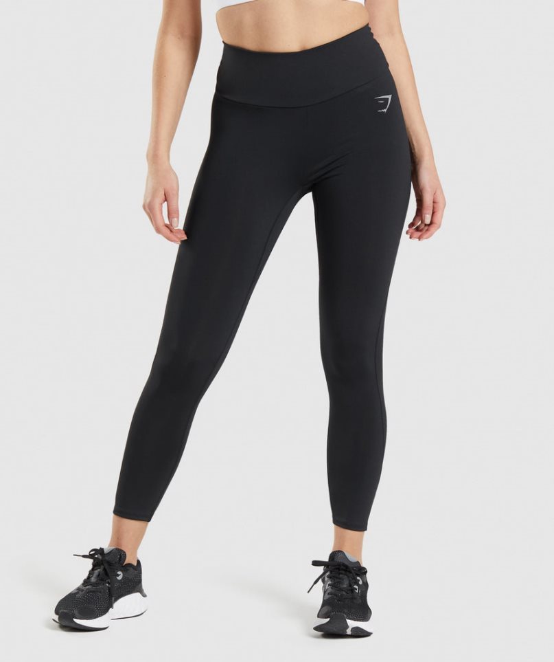 Gymshark Speed Leggings Damen Schwarz | AT-13-WKZA