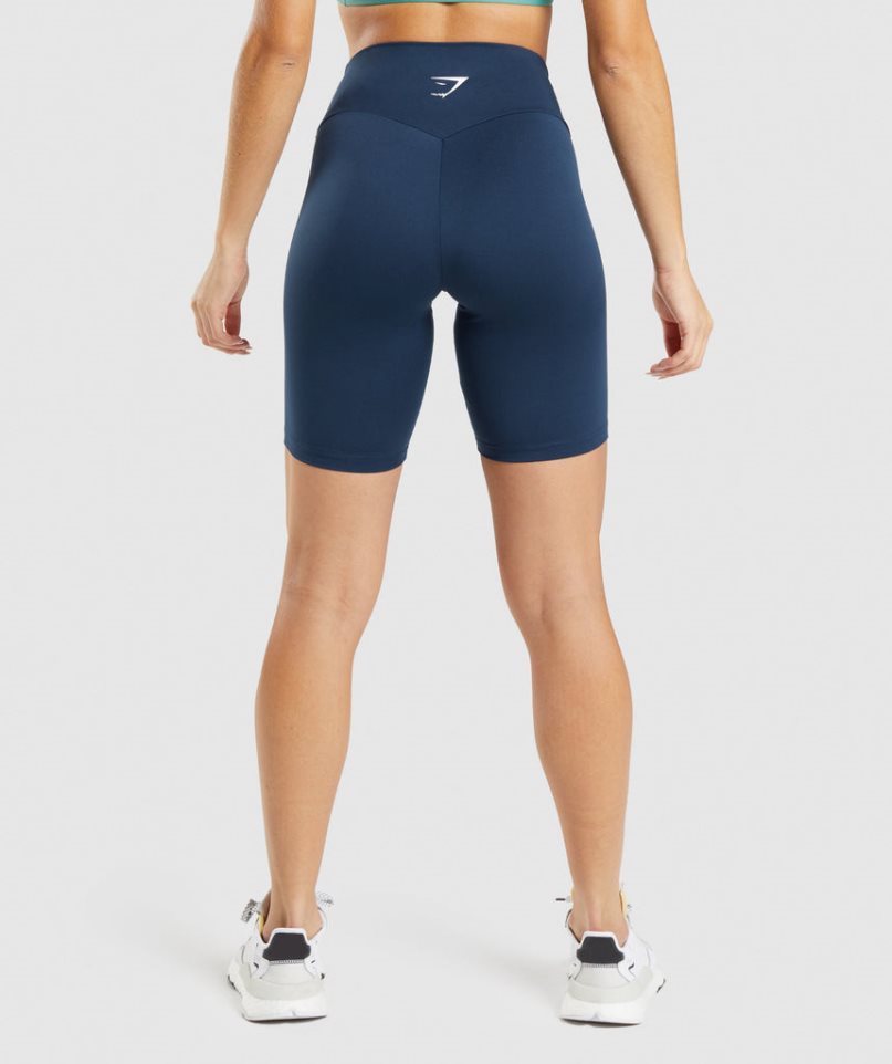 Gymshark Sport Cycling Kurze Hose Damen Navy | AT-13-ZJCD