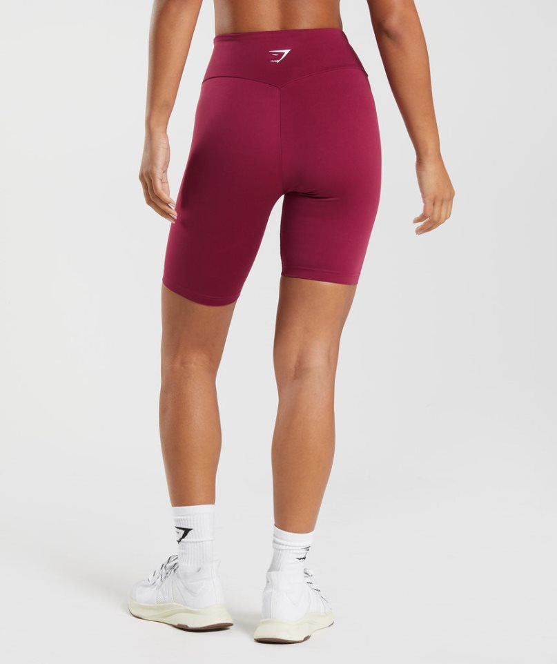 Gymshark Sport Cycling Kurze Hose Damen Fuchsie | AT-48-CVIU