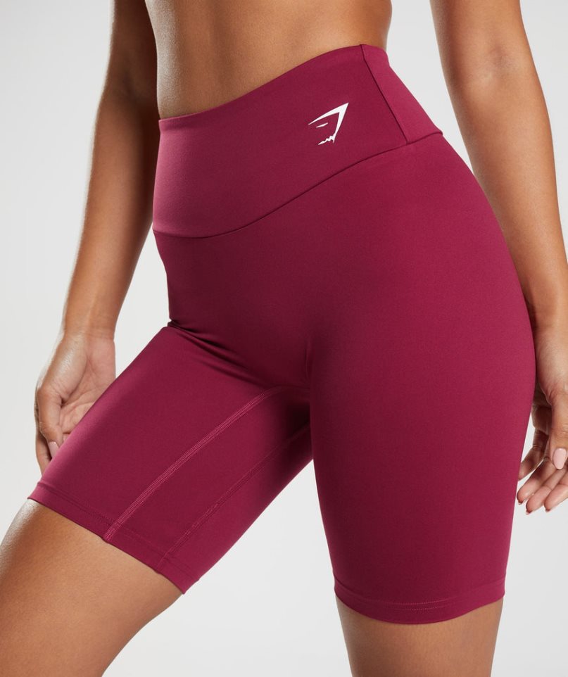 Gymshark Sport Cycling Kurze Hose Damen Fuchsie | AT-48-CVIU