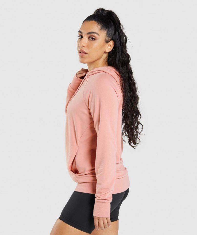 Gymshark Sport Hoodie Damen Rosa | AT-51-NQAF